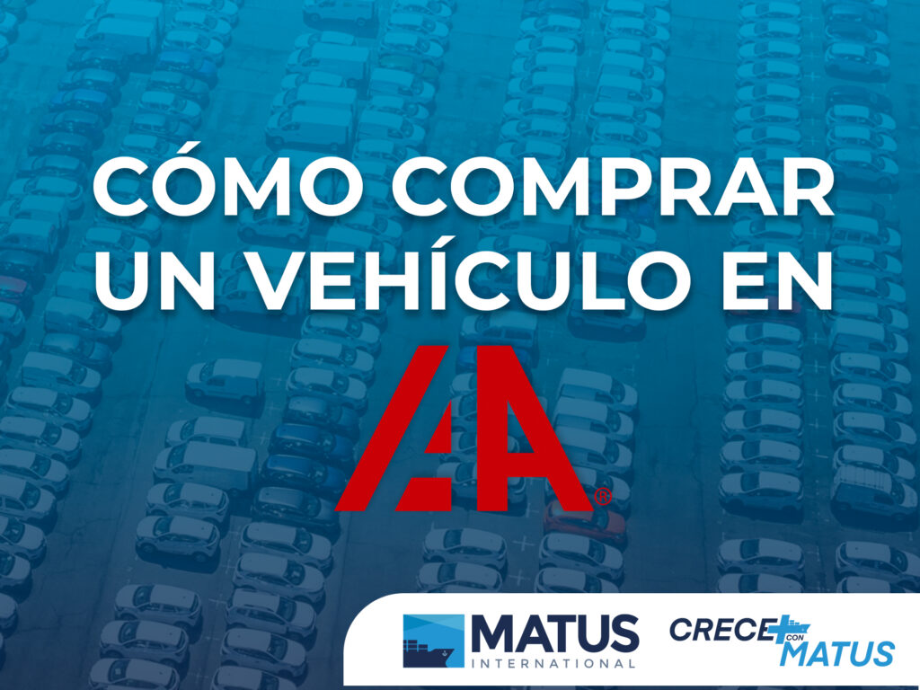 patio de subasta IAAI con vehículos disponibles para importación desde Estados Unidos