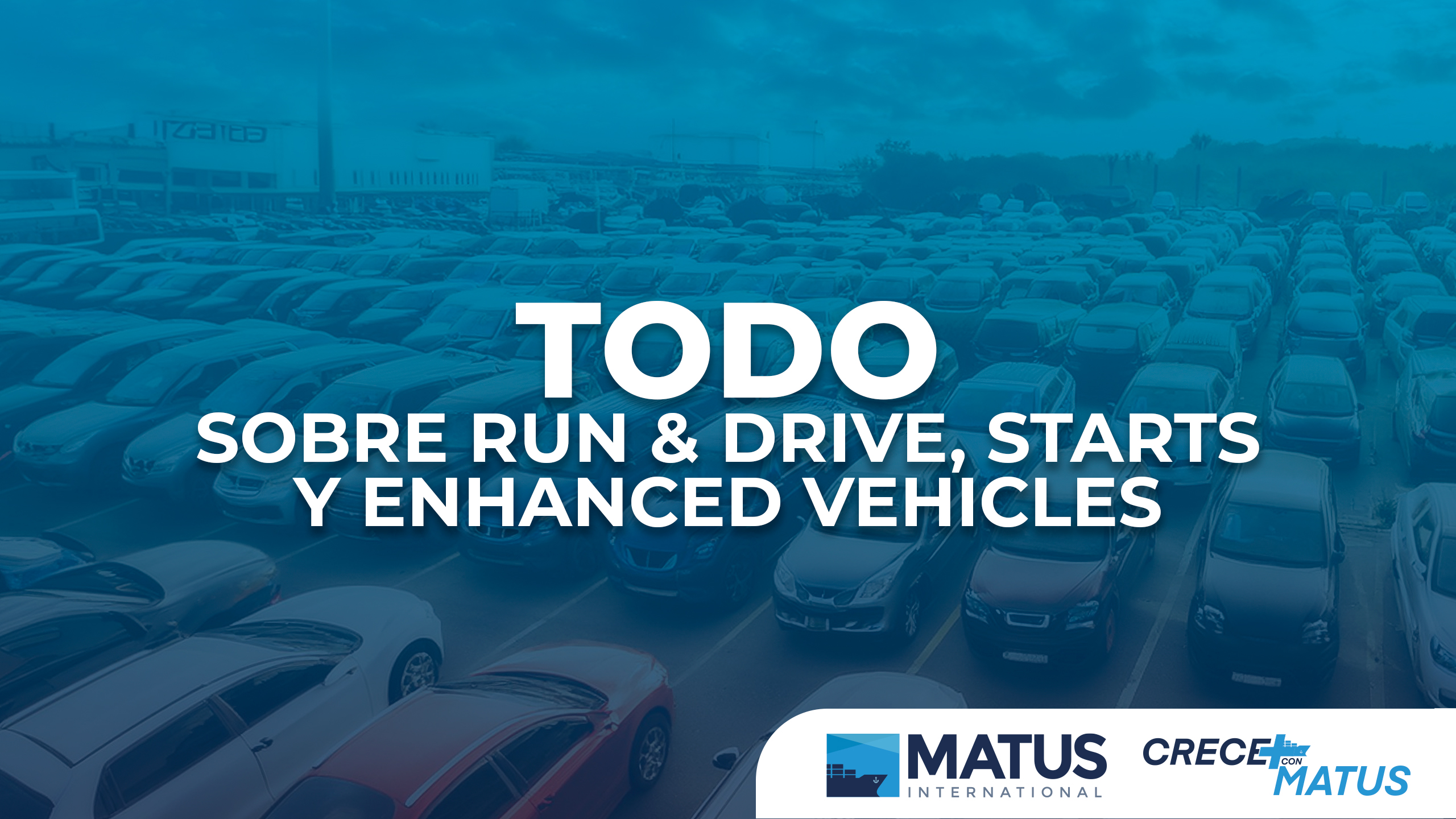 Lote de vehículos en subasta en Estados Unidos con términos Run & Drive y Starts